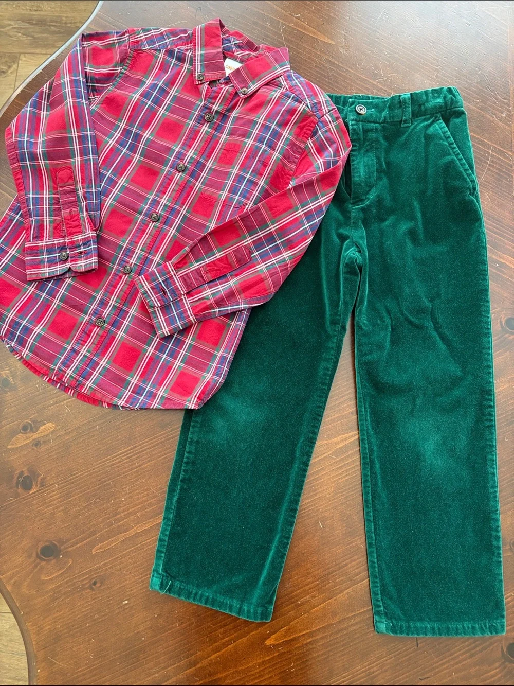 Gymboree Deep Green Corduroy Pants